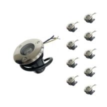 Silamp - Spot Extérieur Encastrable led IP65 220V Sol 3W 45° (Pack de 10)