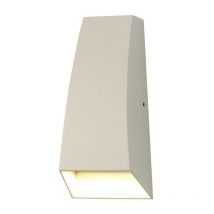 Inspired Lighting - Inspired Mantra - Jackson - Wall Down Lamp, 6W led, 3000K, 420lm, IP54, Sand White