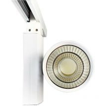 Europalamp - Spot Led 35W sur Rail Blanc Neutre 4500K - Track Light