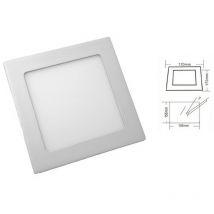 Digilamp - Spot Led Carré Encastrable Extra Plat 12w Blanc Neutre 4000k encastrement 155 x 155mm