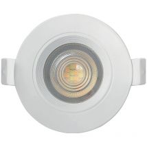 Braytron - Spot led encastrable 3en1 blanc 7W IP54