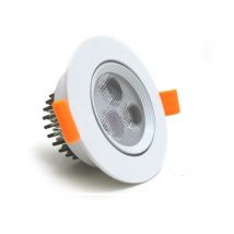 Spot led Encastrable 3W 80° Orientable - Blanc Chaud Silumen
