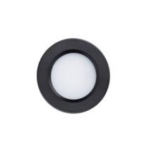 Spot led Encastrable Compact Noir 3W 300lm (25W) 120° AC220-240V - Blanc Chaud 3000K perçage 55mm