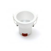 Spot led Encastrable D90 9W IP44 Rond Blanc V1 - Blanc neutre - 4000K