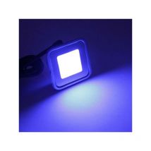 Spot led encastrable rgb carré ultra-plat rgb - multicolore