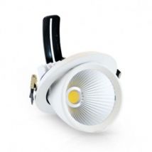 Vision-el - Spot led Escargot Rond Inclinable et Orientable avec Alimentation Electronique 40W 4000K