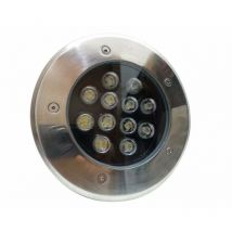 Spot led Extérieur Encastrable IP65 220V Sol 12W 60° - Blanc Froid 6000K - 8000K Silamp