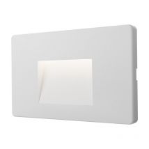 Spot led mural VEKTAB3 carré blanc 3W 3000K IP65