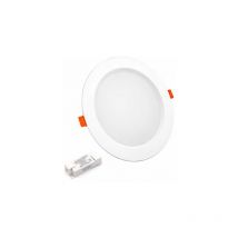 Spot led Encastrable Plat D195 26W IP44 Avec Transfo - 110° - Blanc chaud - 3000K