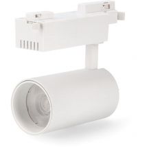 Spot led sur Rail ProFast Blanc 30W Monophasé 3000K - Ledme - GA3183