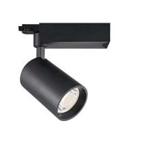 Optonica - Spot led Rail 25W cob Noir 24° 2750lm Triphasé - Blanc Chaud 3000K