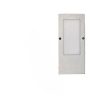 Herrajes Alk - Spot Led Rectangulaire 12v Sans Interrupteur (complément Pour Kit) - Température De Couleur : 2700 K - Décor : Alu Brossé - Flux 