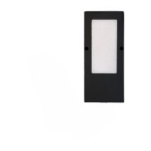 Herrajes Alk - Spot Led Rectangulaire 12v Sans Interrupteur (complément Pour Kit) - Température De Couleur : 4500 K - Décor : Noir Mat - Flux Lumineux