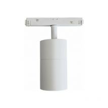 Spot led sur Rail Magnétique 48V 15W Orientable blanc - Blanc Chaud Silumen