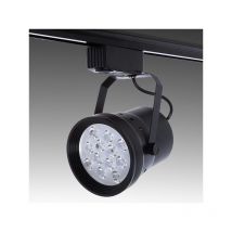 Clairage sur Rail led 12W 1 200Lm CRI85 6000oK 'Hadley' Monophasé 40 000H [PL-218040-CW-W]