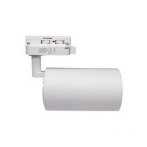 Spot led sur Rail Monophasé cct 30W 60° Blanc - 3000K/4000K/6500