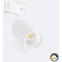 Spot led sur Rail Triphasé 18W cct Misoh (2700K - 4000K - 6000K) 38o Blanc cct