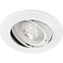 Spot lunar 50-12 Encastré GU5,3 rond basculant blanc Aric 4874