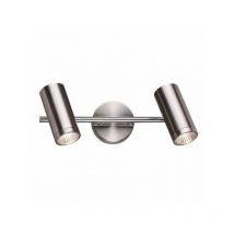 Rendl Light - Spot mural bogard ii nickel mat 230V led 2x5W 40° 3000K