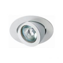 Spot orientable blanc escargot ronde blanc