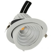 Digilamp - Spot Orientable led cob Escargot 12W Blanc neutre 4000K