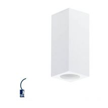Support Spot Saillie Blanc Carré Largeur 72mm 1 x GU10 Max 10W