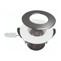 Spot dimmable salle de bain IP65 (9W 4000K 550lm) Argenté Voltman