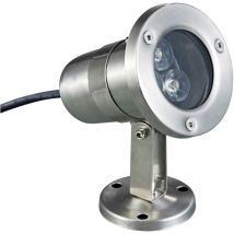 Spot subaquatique tilt sedna IP68 led smd 3W 250lm CRI80 4000K Acier inoxydable