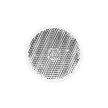Spot-light - spotlight catadioptre rond adhésif réflecteur rond, cataphote - coloris : blanc - diamètre : 60MM - forme : ronde - 1 pièce -