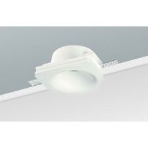 Spotlight construit en Plâtre Noble rond Blanc 9095