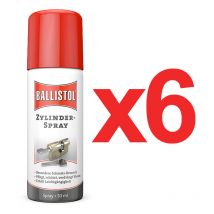 Ballistol - Spray Cerámico Lubricante Para Cerraduras 50 Ml En Caja De 6 Uds.