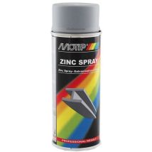 Bombe de peinture aérosol – Motip Zinkspray gris – Aspect de finition – European Aerosols