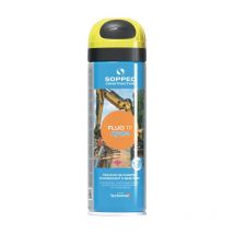 Soppec - Spray de marquage de chantier Fluo tp Hydro jaune fluo 500ml bombe aérosol (Par 12)