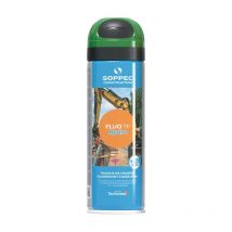 Soppec - Spray de marquage de chantier Fluo tp Hydro vert fluo 500ml bombe aérosol (Par 12)