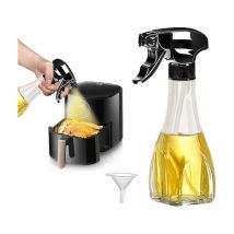 Linghhang - Spray Huile Cuisine 240ml Spray Huile d'olive Friteuse à Air Vaporisateur D'Huile De Cuisson Avec Gicleur D'huile Réglable pour Griller,