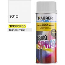 Spray pintura blanco mate 400 ml. , Spray blanco mate. - Capacidad: 400 ml.- ral: 9010.- Esmalte acrílico de usos profesionales.- Excelentes prop