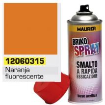 Peinture en aérosol orange fluo 400 ml.