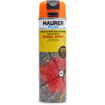 Spray de peinture traceur orange fluo 500 ml.