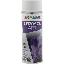 European Aerosols - Vernice spray aerosol Art bianco puro satinato ral 9010 400 ml spray (confezione da 6)