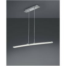 Defibrico - Suspension Moderne Spread Led Dimmable Chrome L140 cm Trio Lighting