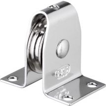 Stehblock (Umlenkrolle) für Draht Gleitlager 4 mm - 1 Rolle - Sprenger