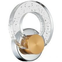 Spring Lighting Lampada da parete a LED integrata contemporanea Oro, Vetro 3000K