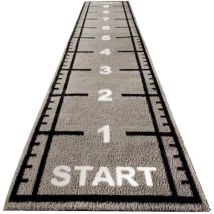 Sprinttrack Kunstgras - 10 X 2 M - Grau - Fitnessmatte Fürs Home Gym
