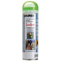 Maurer – fluoreszierendes Markierungsspray – 500 ml – haftet auf Holz, Metall, Glas, Keramik, Putz, Asphalt – schnell trocknend