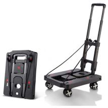 Centifree - spts Diable Pliant, Chariot à Main, 2 Cordes Elastiques, Maison, Jardin, Entrepôt et Ferme