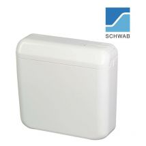 Spülkasten 122 komplett von Schwab universal mit 2 Mengen Taste