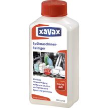 Xavax Spülmaschinenreiniger 250 ml – Entkalkt, entfernt Fett und Speisereste – Frischeduft – Regelmäßige Pflege für optimale Leistung