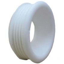 Spülrohrverbinder Gummi, weiß Spülrohre & Abläufe