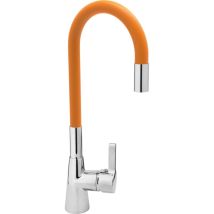 Küchenarmatur Flexible, Orange, Wasserhahn, Spültischarmatur, Mischbatterie