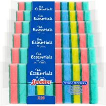 Spugna abrasiva Spontex Essentials – 6 x Confezione da 20, totale 120